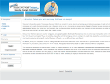 Tablet Screenshot of hemingwaydelivers.com